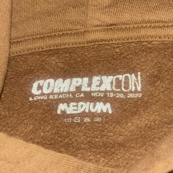 COMPLEXCON X VERDY Brown Chest Logo Graphic Hoodie‎ Medium - Picture 5 of 13